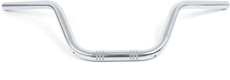 COBIKE Motorcycle Hanger 1 inch 25mm Ace Cafe Racer Clubman Handlebar Handle bars handlebars Bar compatible with Harley Sportster XL883 XL1200 (Chrome Color) - Image 2